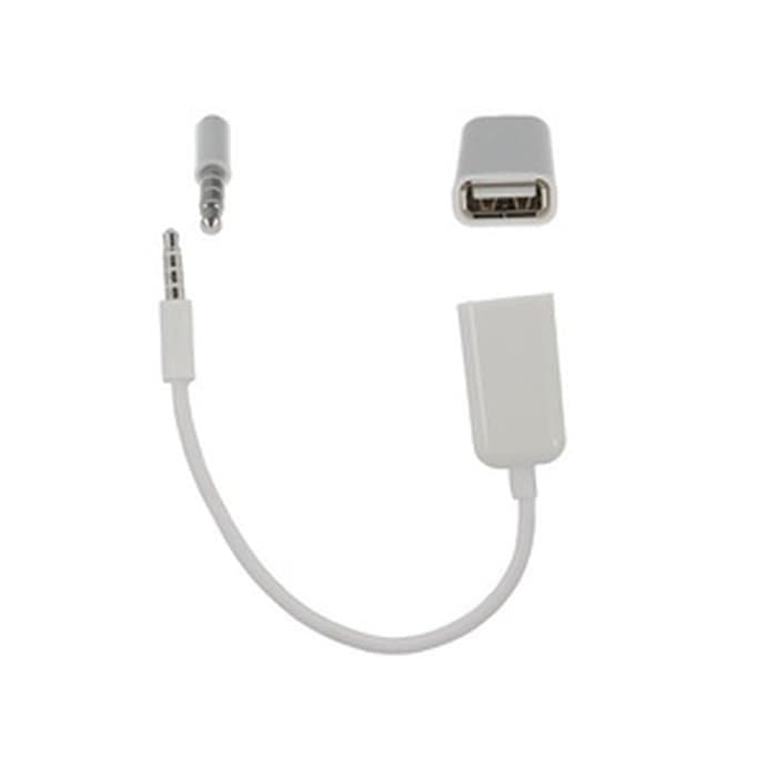 CABLE USB TO AUDIO FEMALE  OTG AUX  KABEL OTG USB FEMALE