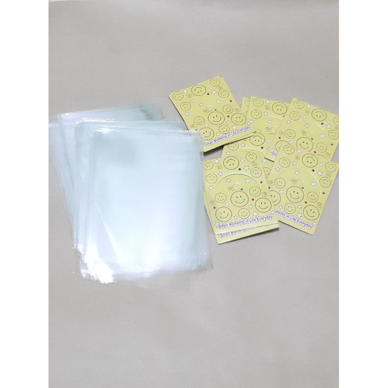 Plastik OPP Kalung Gelang Konektor Masker