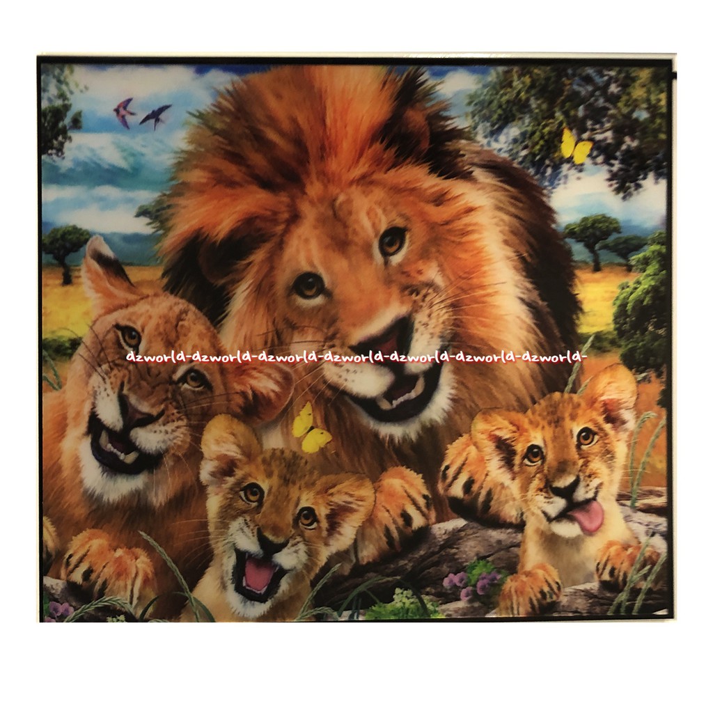 Prime 3D Puzzle 63Keping Selfies Lion King Family Howard Robinson Puzel Susunan Singa