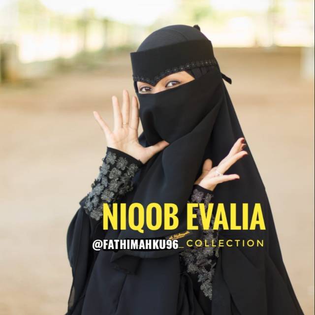 NIQAB ELANG MANIK/Niqob Evalia