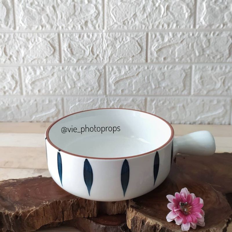 Mangkok Keramik Gagang Props Foto/MANGKOK KERAMIK VIE03 /Properti Fotografi