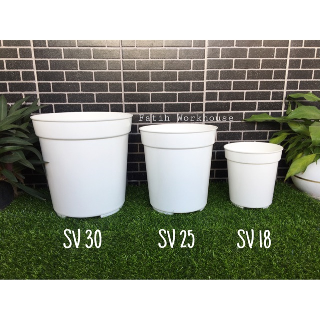 Pot plastik SV - pot bunga SV - pot bunga model tinggi