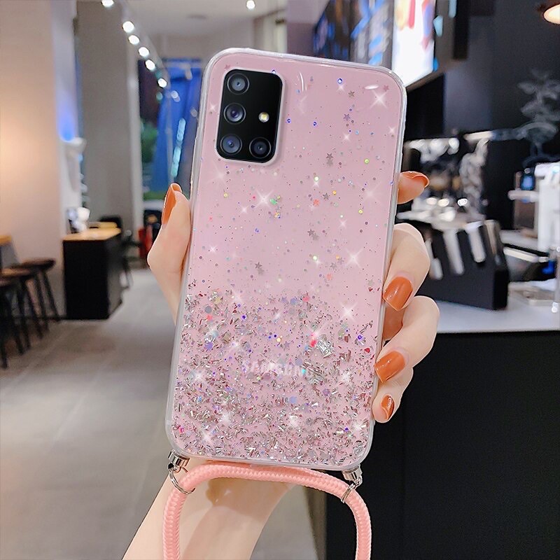 SAMSUNG A32 4G CASE TALI GANTUNGAN NAGITA LANYARD CASE MAMA