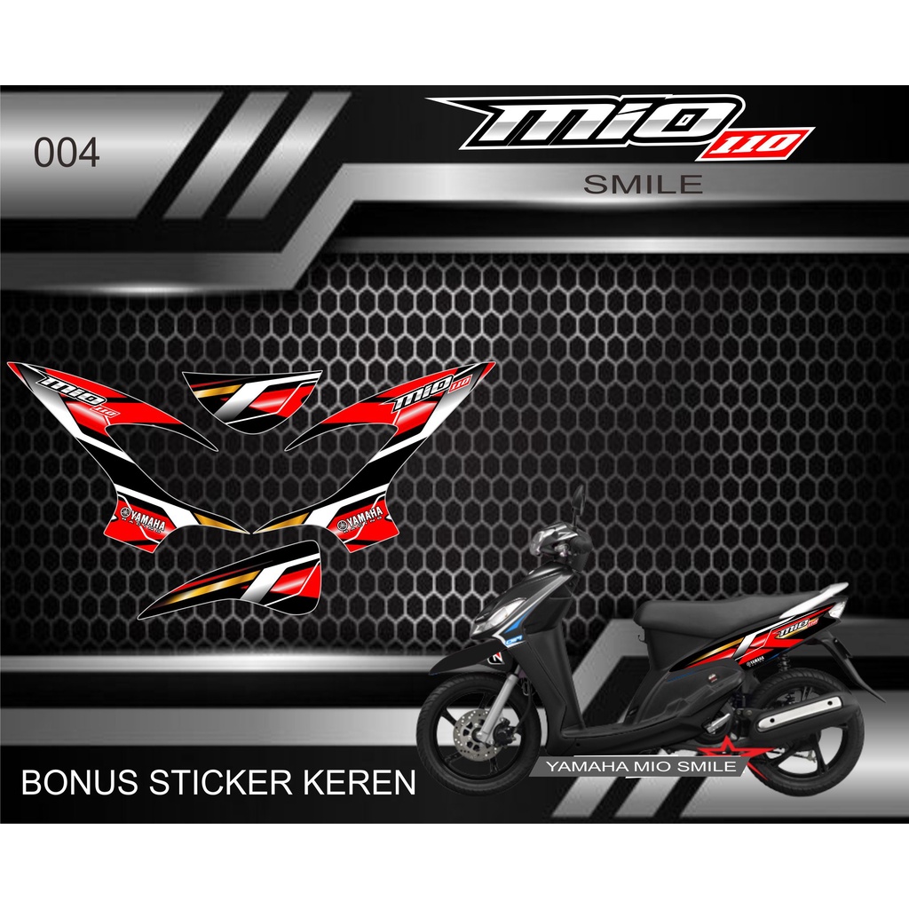 striping mio smile variasi racing