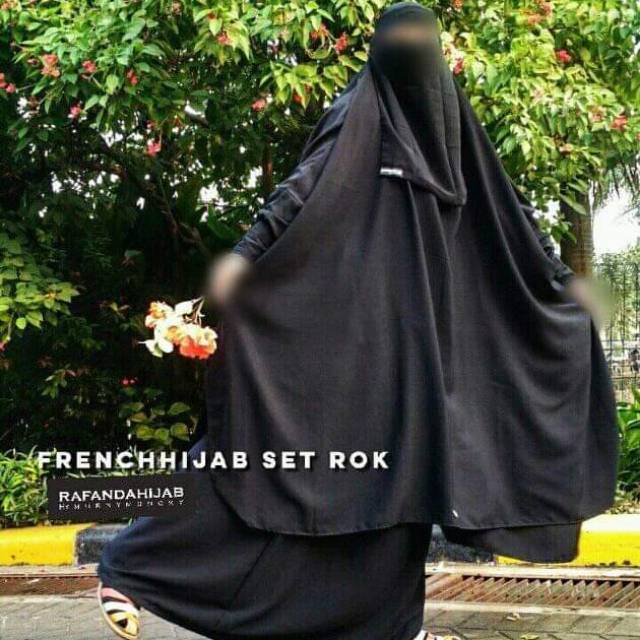 French Hijab/ Set Rok/ Set Celana/ Ori Rafanda Hijab