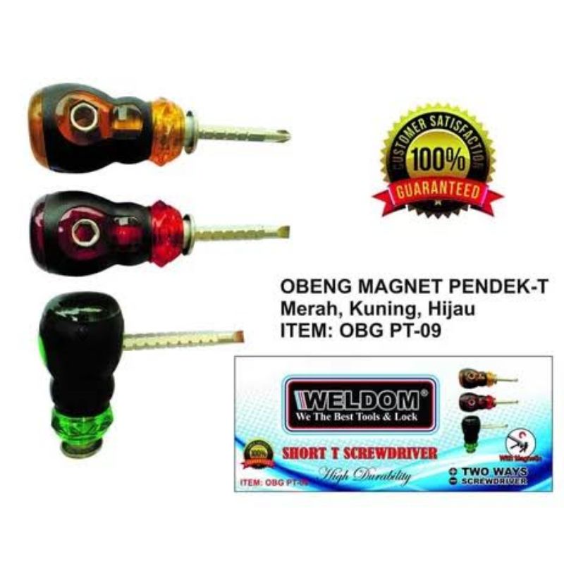 CAMEL Obeng Mini Cebol 2 Arah + - Obeng Pendek