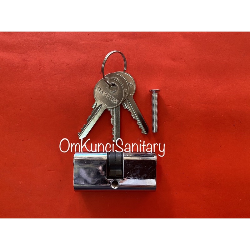 Silinder Kunci Oval Pintu Alumunium Anak Kunci Pintu Alumunium Hampton