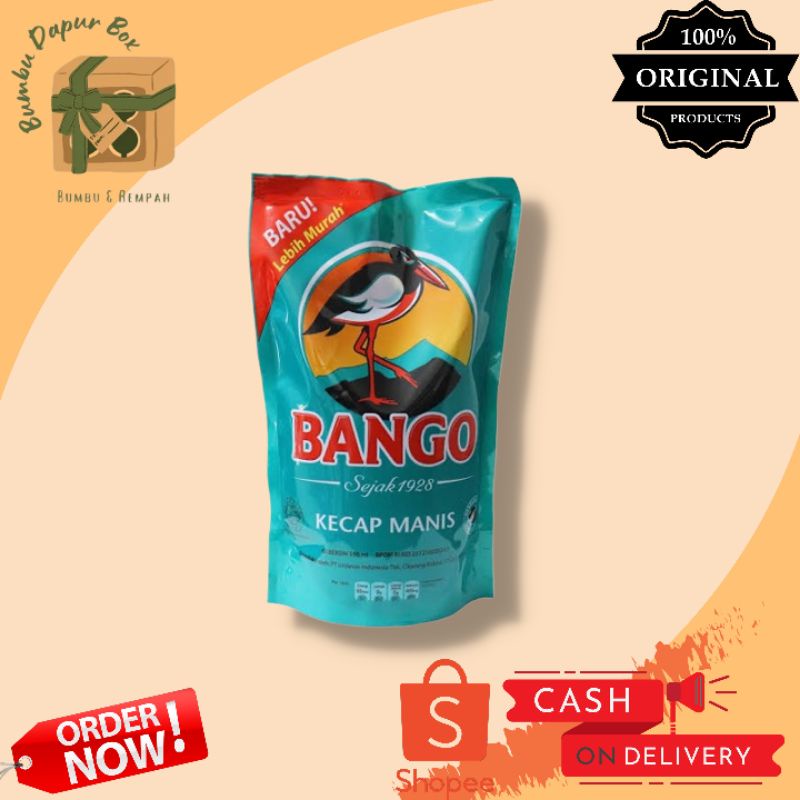 

Kecap Bango Manis 550 ML - Soy Sauce , Kecap Manis Refil, Kecap Manis Pouch