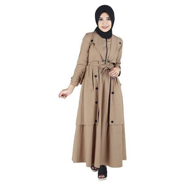 GAMIS COKLAT / LONGDRESS COKLAT
