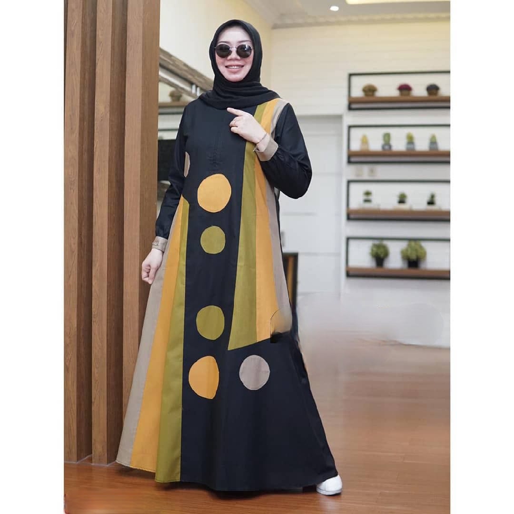 YUNI MAXI DRESS | FASHION WANITA | Ukuran S M L XL | Shopee Indonesia