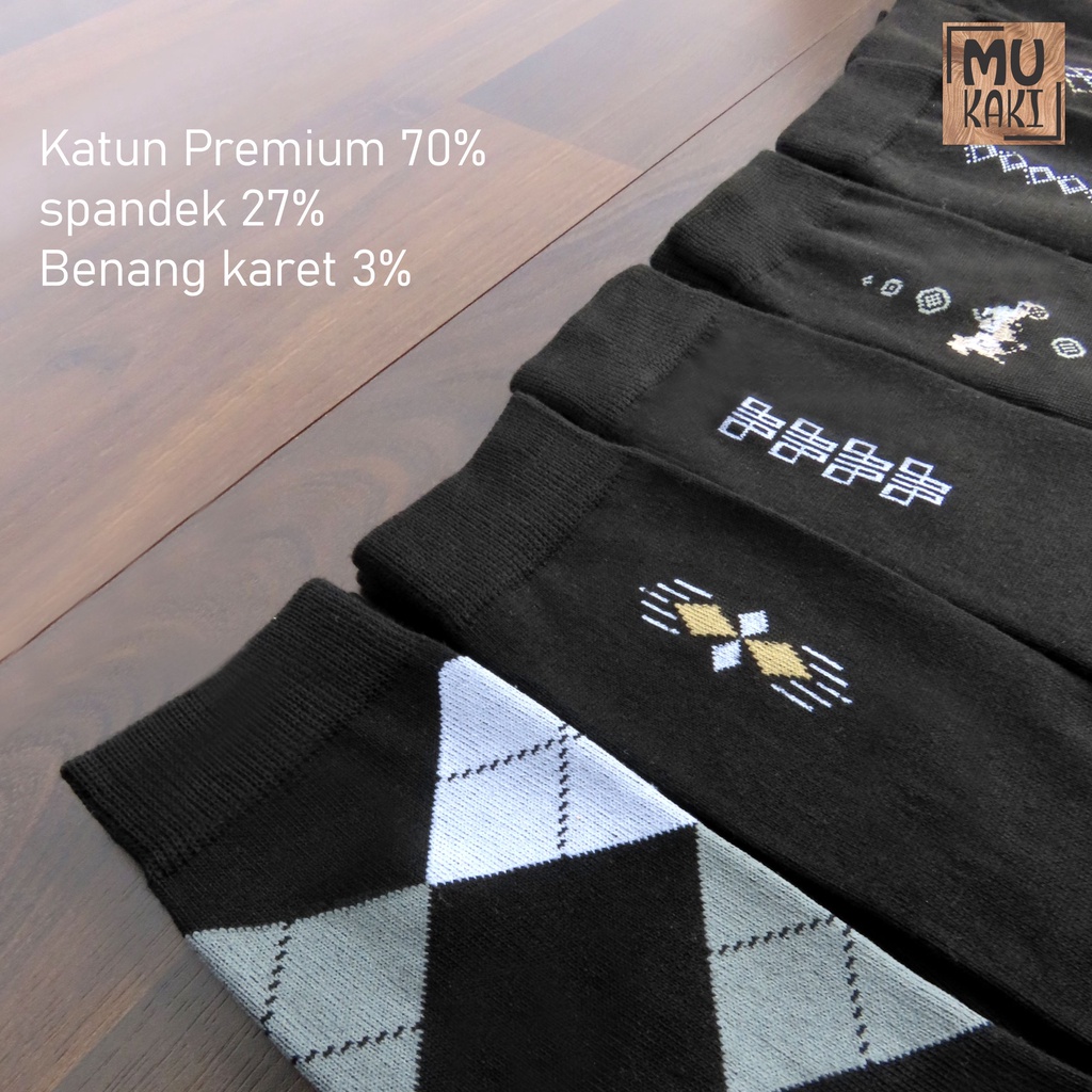 Kaos Kaki Kerja Kantor Formal  Pria Dewasa  Katun Premium A