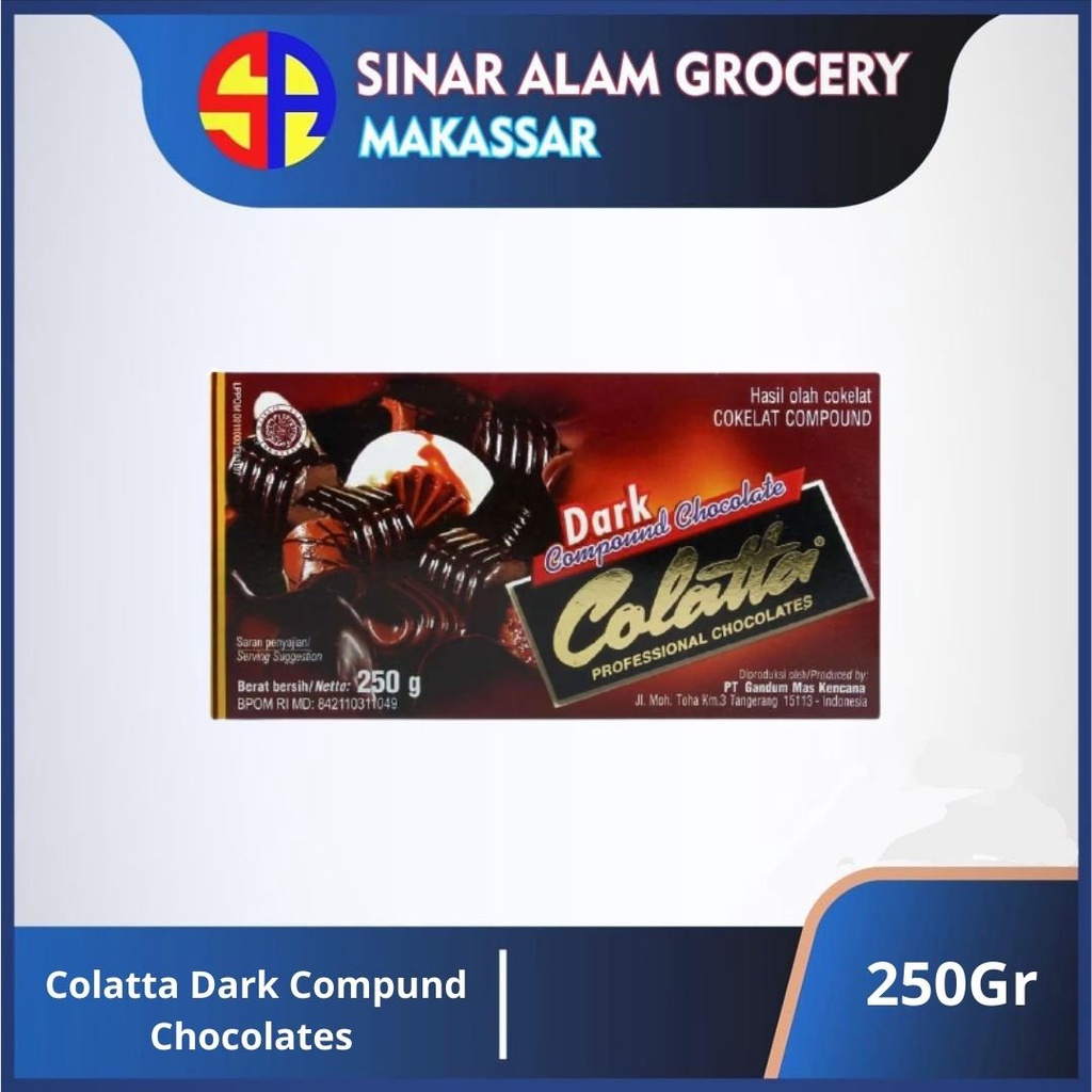 

Colatta Dark Compund Chocolates 250Gr