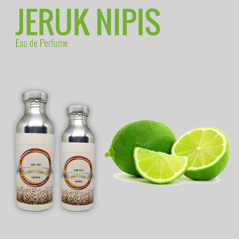 BIBIT PARFUM MURNI JERUK NIPIS - LIME NICA FRAGRANCE 250 ML SEGEL KALENG