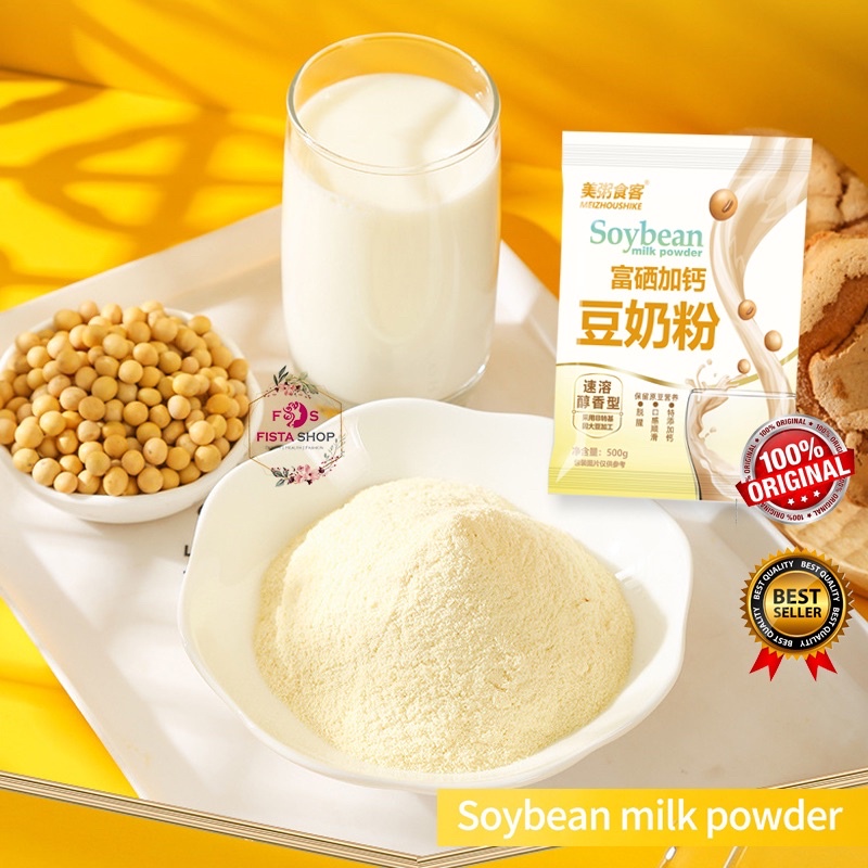 Original Soybean Milk Powder Susu Kedelai SUGAR FREE kacang hitam jujube 500gram