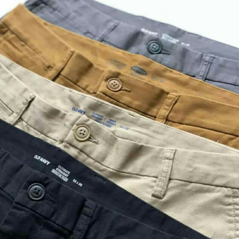 Celana Panjang CHINOS OLD NAVY ULTIMATE SLIM BUILT - IN FLEX  STRAIGHT Signature U/ KERJA FORMAL Sehari - Hari  ORIGINAL