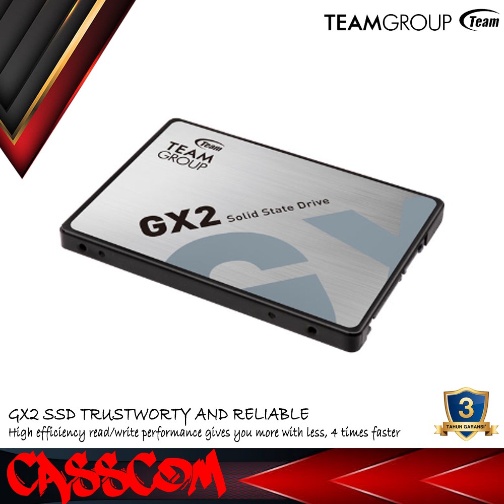 Team SSD GX2 256GB Sata 3 - Team GX2 256 GB 2.5"