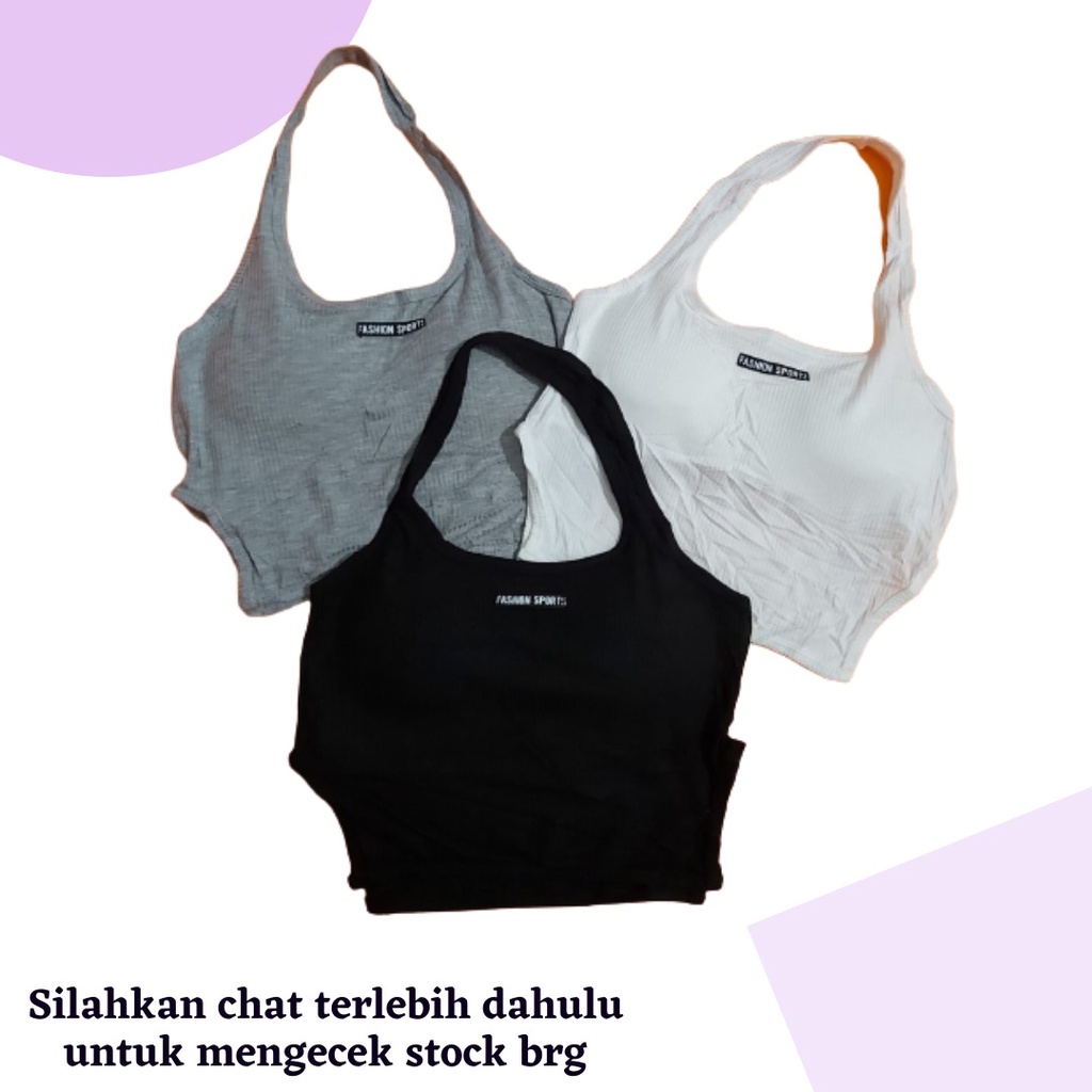 SPORT BRA STYLE BH / BRA LETTE WANITA OLAHRAGA PAKAIAN DALAM SEXY