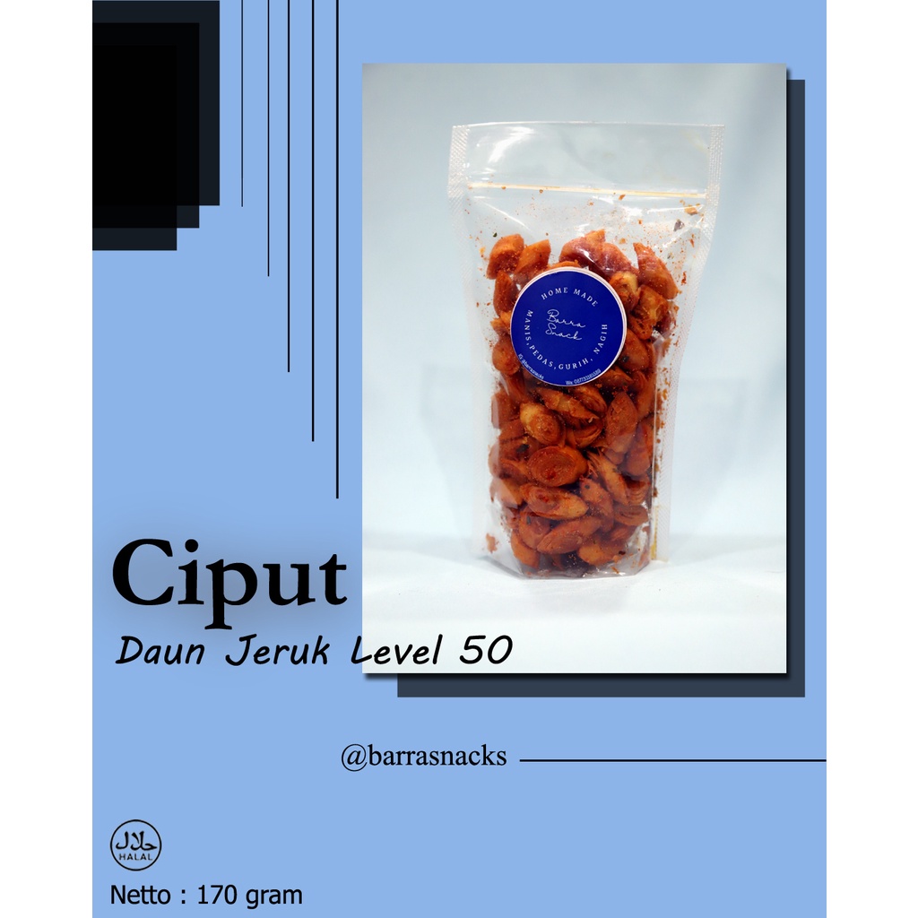 

Ciput Daun Jeruk Level 50 Barra Snack *170gram