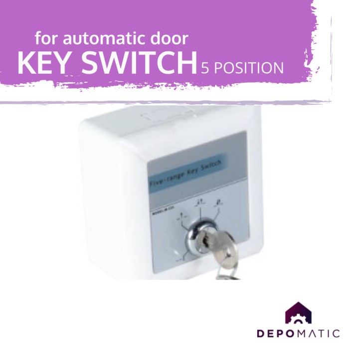 

Key Switch For Automatic Sliding Door 5 position function switch