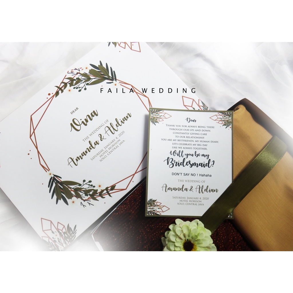 

PAKET BOX BRIDESMAID + CARD SATU SISI