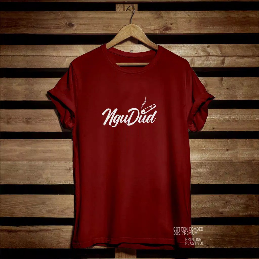 KAOS DISTRO PRIA&quot;NGUDUD&quot;cotton combed 30s