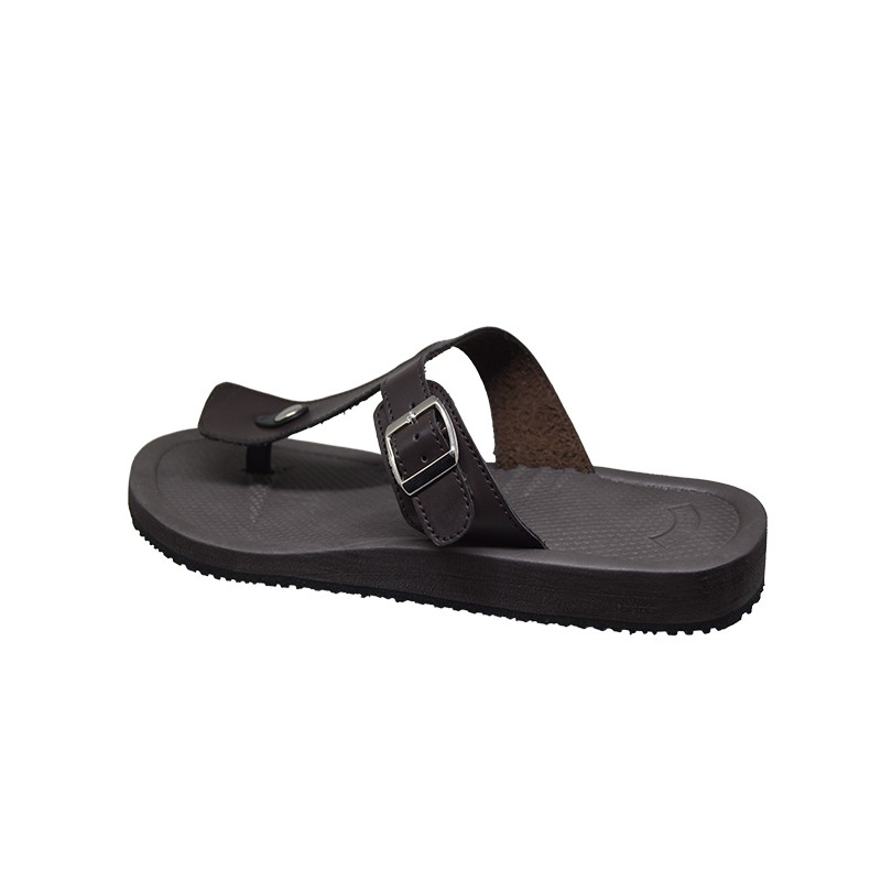 THREE BOX - Sandal Jepit Andromeda Casual Ringan Unisex Brown ORIGINAL