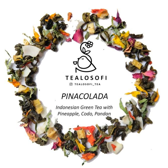 

[COD] Pinacolada Tea Blend - Tealosofi Artisan Green Tea - Ice Tea Nanas Teh [COD]
