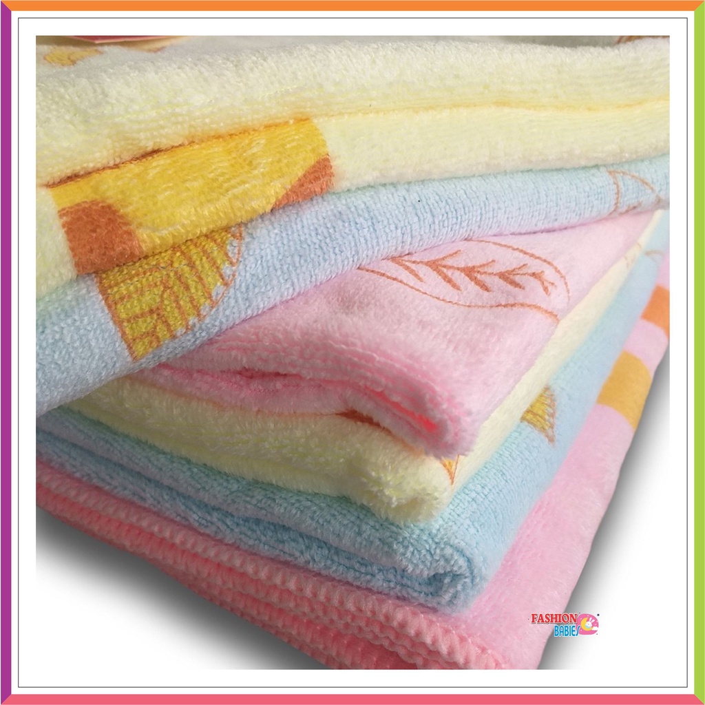 HANDUK MICROFIBER 50X100 WARNA PASTEL / HANDUK BAYI