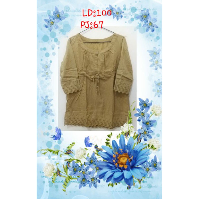 blouse brukat preloved