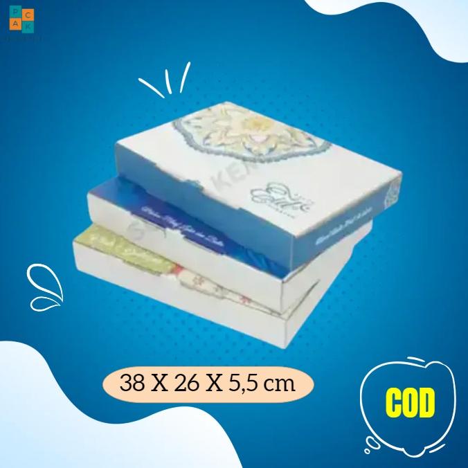 

ㄹ Box kuker 38x26x5,5 cm toples 250 gr(6 toples) kardus kerdus karton parcel kue kering hampers lebaran idulfitri murah GK34