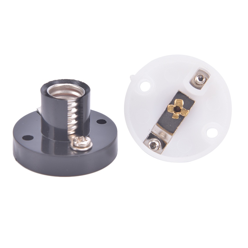 {LUCKID}E10 Screw Holder DIY Flat Lamp Bases Physics Electric Beads Testing Parts