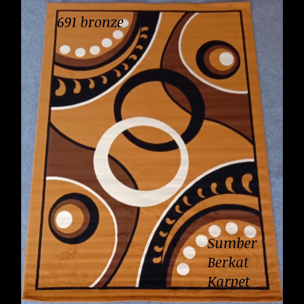 Terlaris Karpet Permadani Momento Monochrome lebih lembut uk 2.10x3.10m