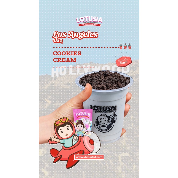 1 kg Lotusia COOKIES CREAM Drink Premix