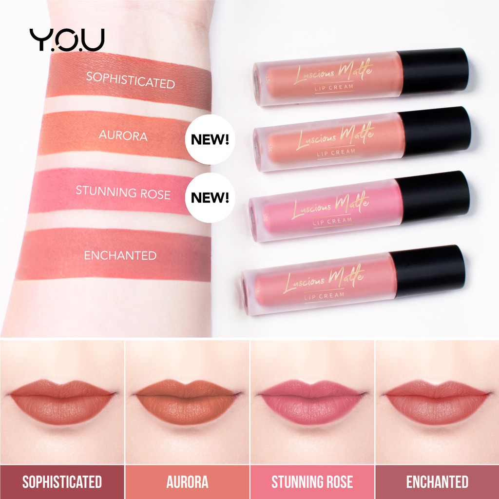 YOU Basic Collection Luscious Matte Lip Cream 2.5g