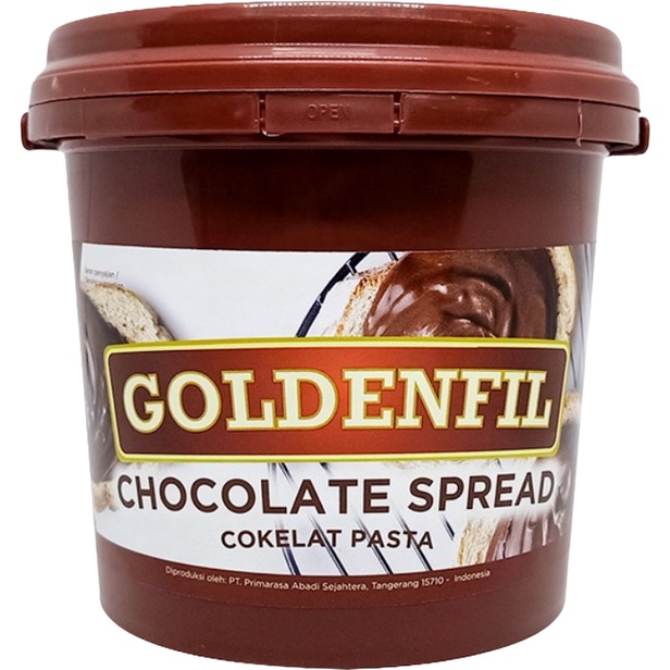 

Goldenfil Chocolate Spread 1kg Selai Olesan Cokelat Pasta