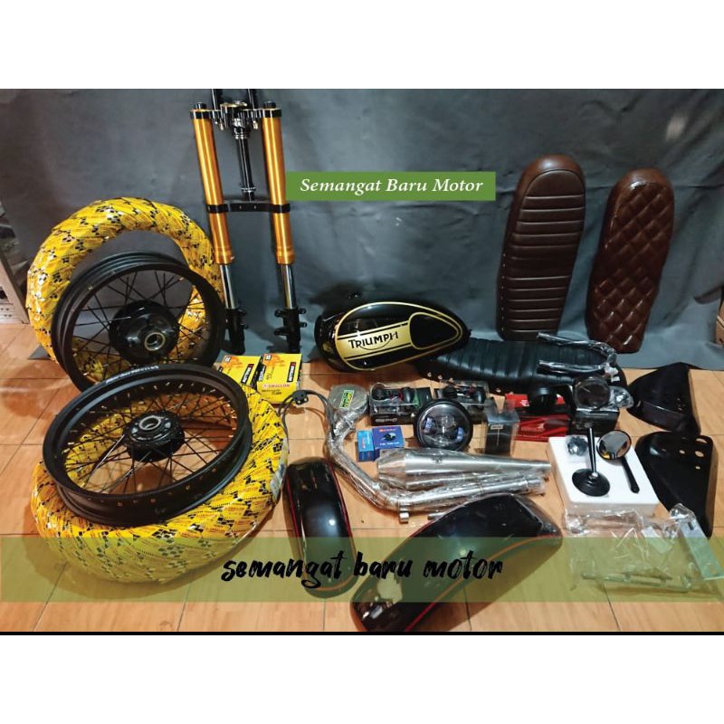 PAKET JAPSTYLE FULLSET  SEMOTOR TIGER , THUNDER, MEGAPRO PAKET JAPSTYLE TRIUMPH
