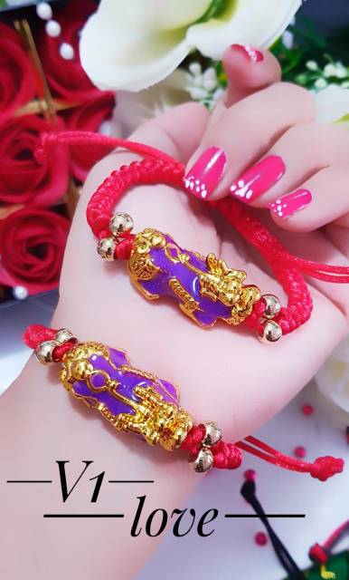 Gelang tangan wanita kepala naga