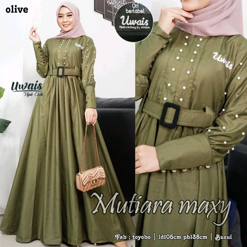 mutiara maxy gamis by uwais