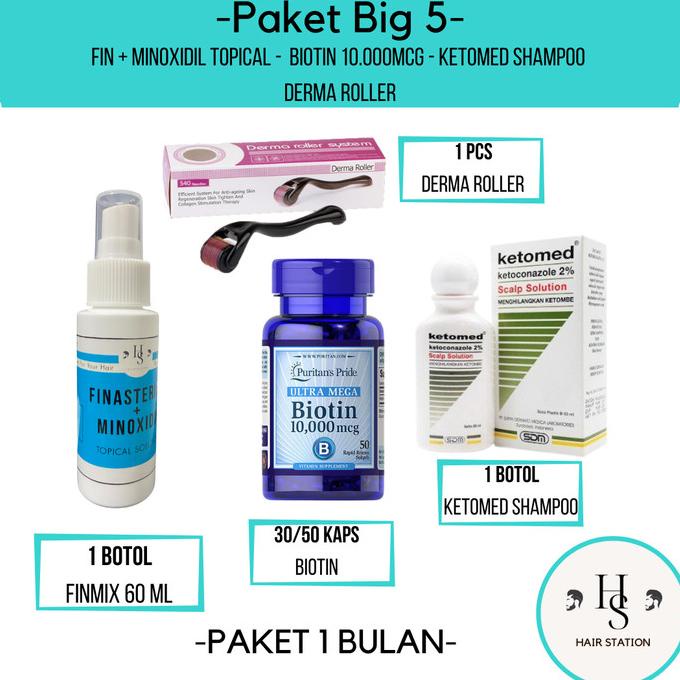 BIG 5 1 BULAN TOPICAL SOLUSI PENUMBUH RAMBUT