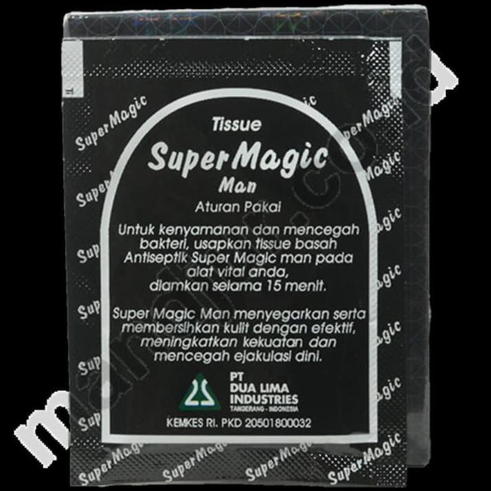 TISSUE/TISU SUPER MAGIC MAN 1 KOTAK (ISI 6), TAHAN LAMA BERHUBUNGAN PROMO RAMADHAN