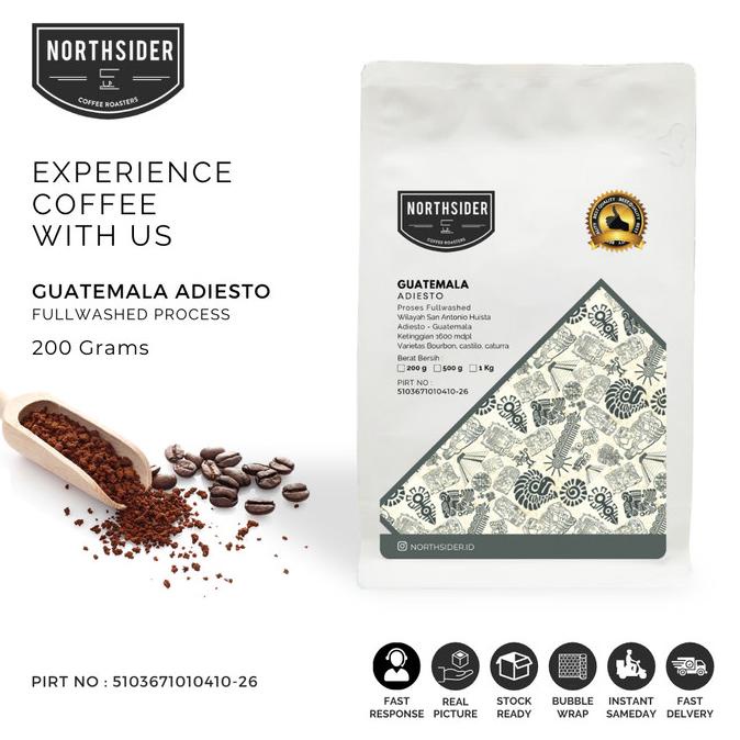 

Ready stock] BIJI KOPI ARABIKA GUATEMALA ADIESTO WASHED - 200GR NORTHSIDER COFFEE