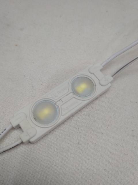 Lampu Led modul strip panjang 2 mata bulat tempel variasi backlight dc 12v