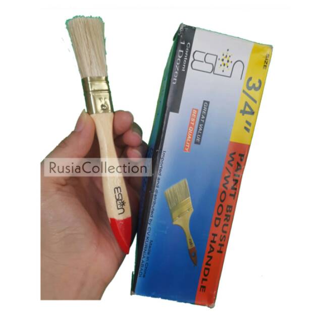 Kuas Cat Satuan ukuran 3/4&quot; 3/4 inch Paint Brush Koas