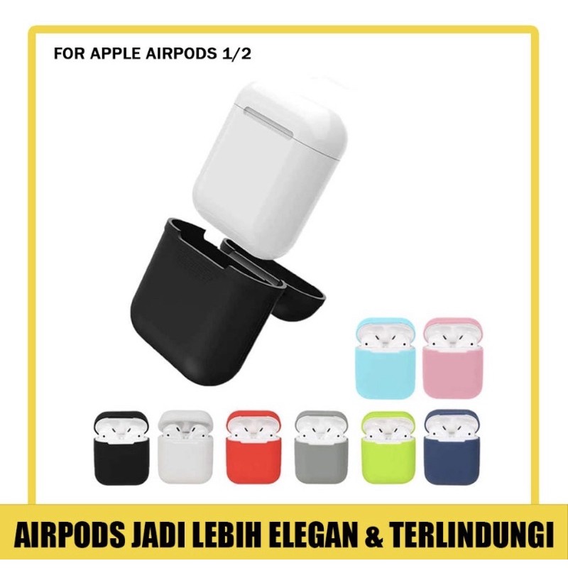 Casing Silikon Airpods Inpods i12 Cover Polos Case Silicone Soft Case