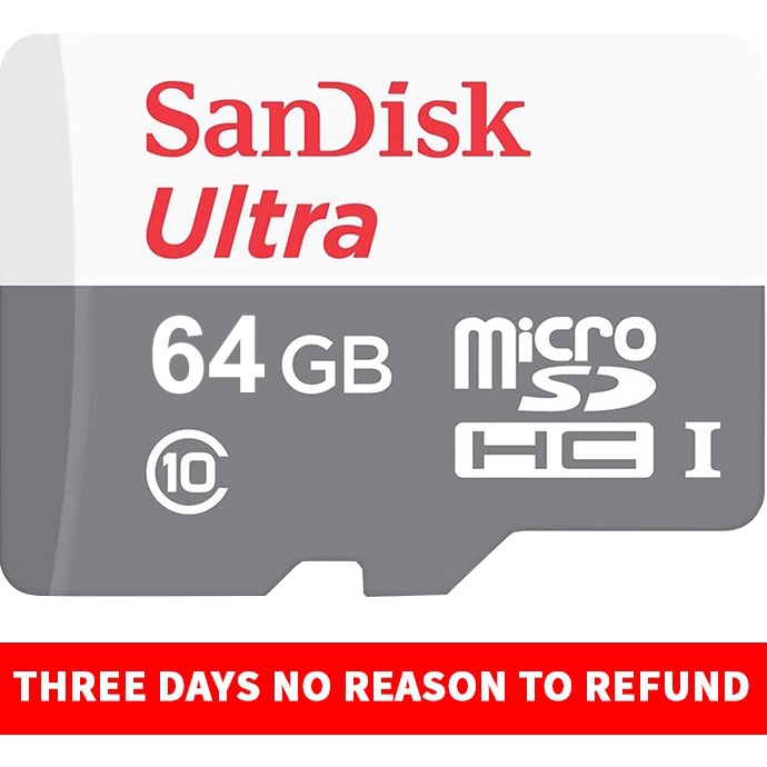 【100% ORI】 Memory Card 16/32/64/128/256/512GB 100Mbps CLASS 10 MicroSD Kartu Garansi Lifetime