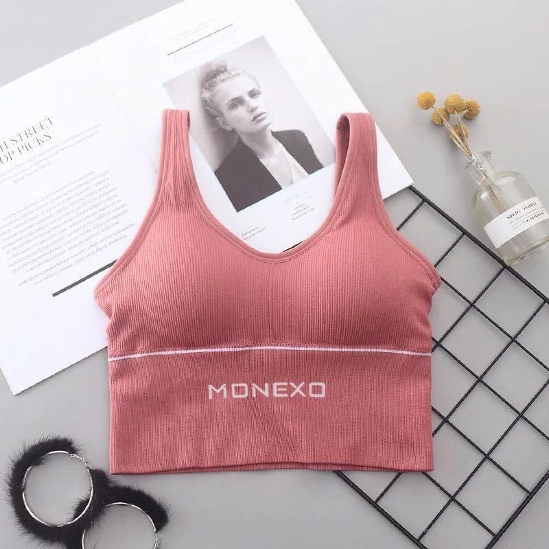 YAGOO -Bra Sport Bra Pakaian Wanita - Bh Tanpa Kawat Busa Push Up Import Murah Bra Olahraga-Bra24