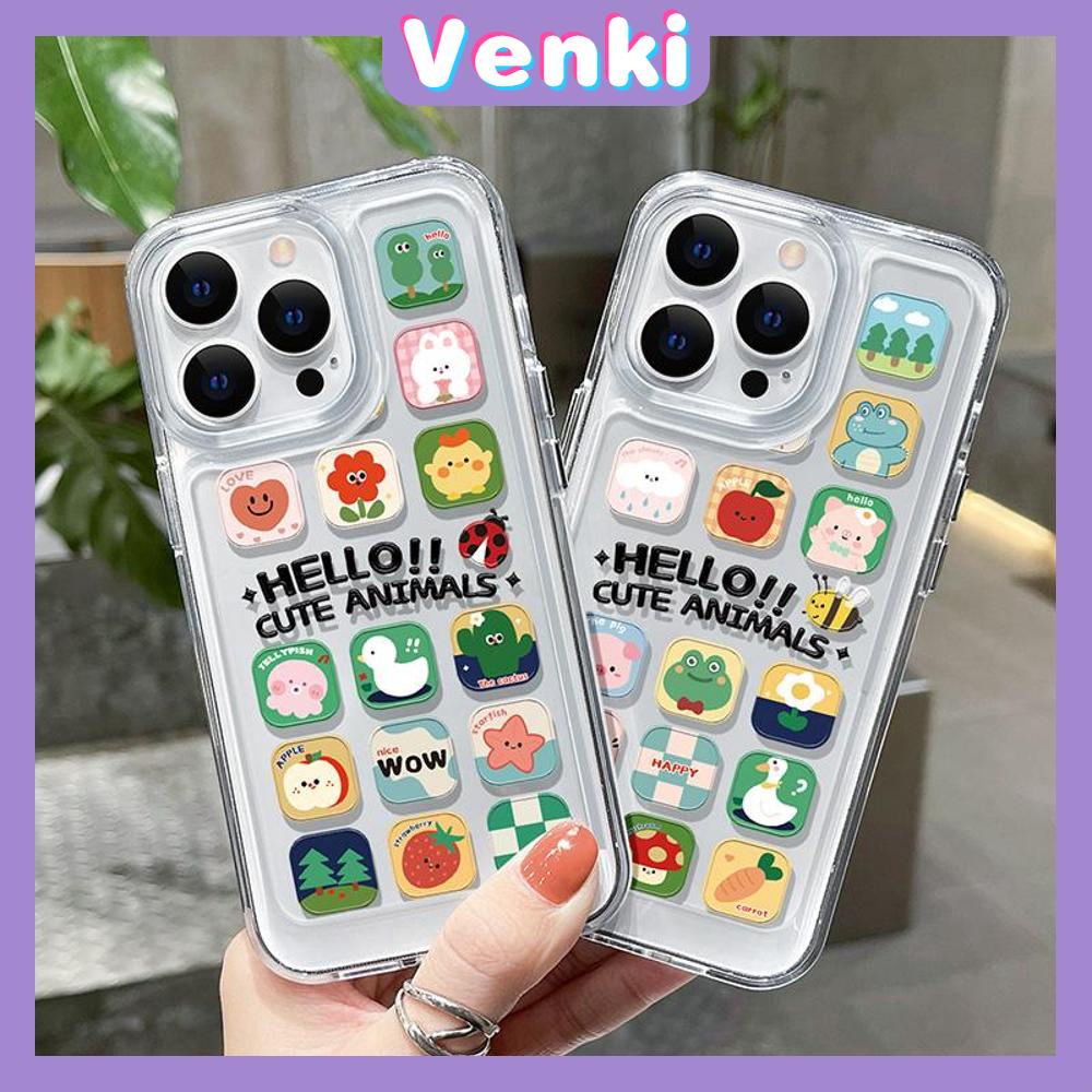 iPhone Case HD Acrylic Hard Case High Clear Metal Button Protection Camera Shockproof Cartoon Cute Compatible with iPhone 14 Pro Max 14 Plus 13 Pro Max 12 Pro Max 11 XR 7Plus