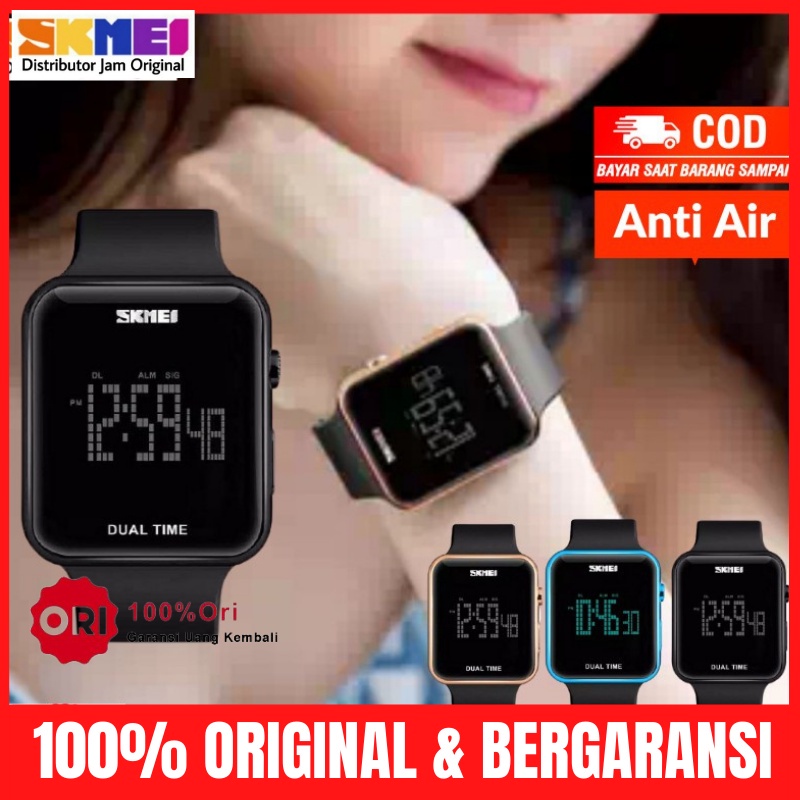 Skimei Jam Jm Tangan Tngan Wanita Perempuan Cewek Cewe Digital Anti Air Skimei SKMEI Skemei Jakarta 