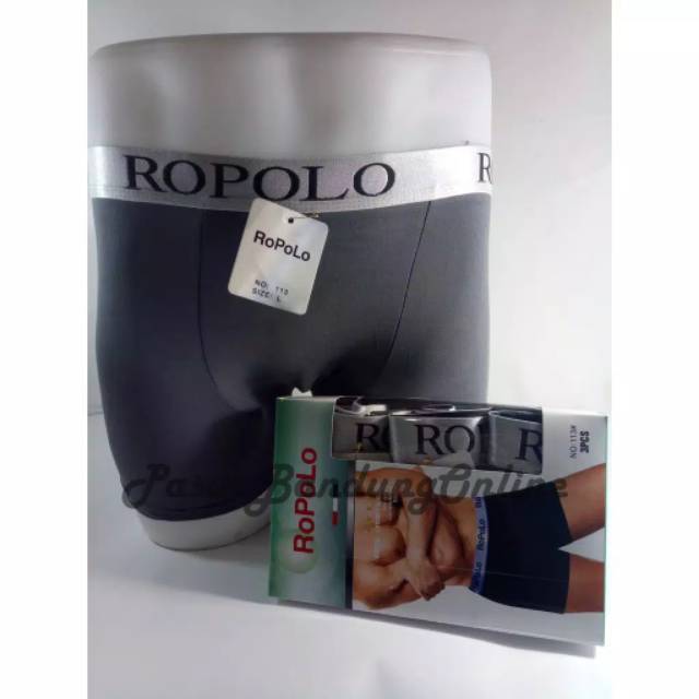 12 pcs Lusinan Boxer Pria Import Ropolo