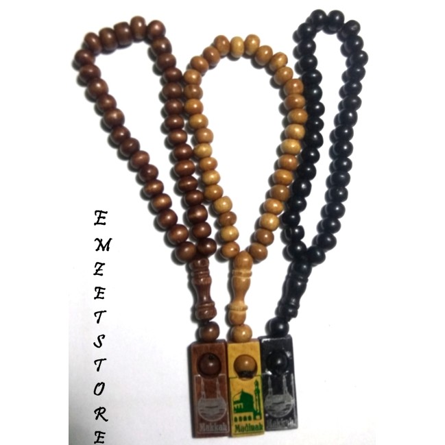 TASBIH KAYU 33 Tasbih kayu warna